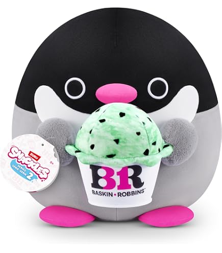 Amazon.com: Snackles Series 2 Penguin & Baskin-Robbin 8 Inch Plush